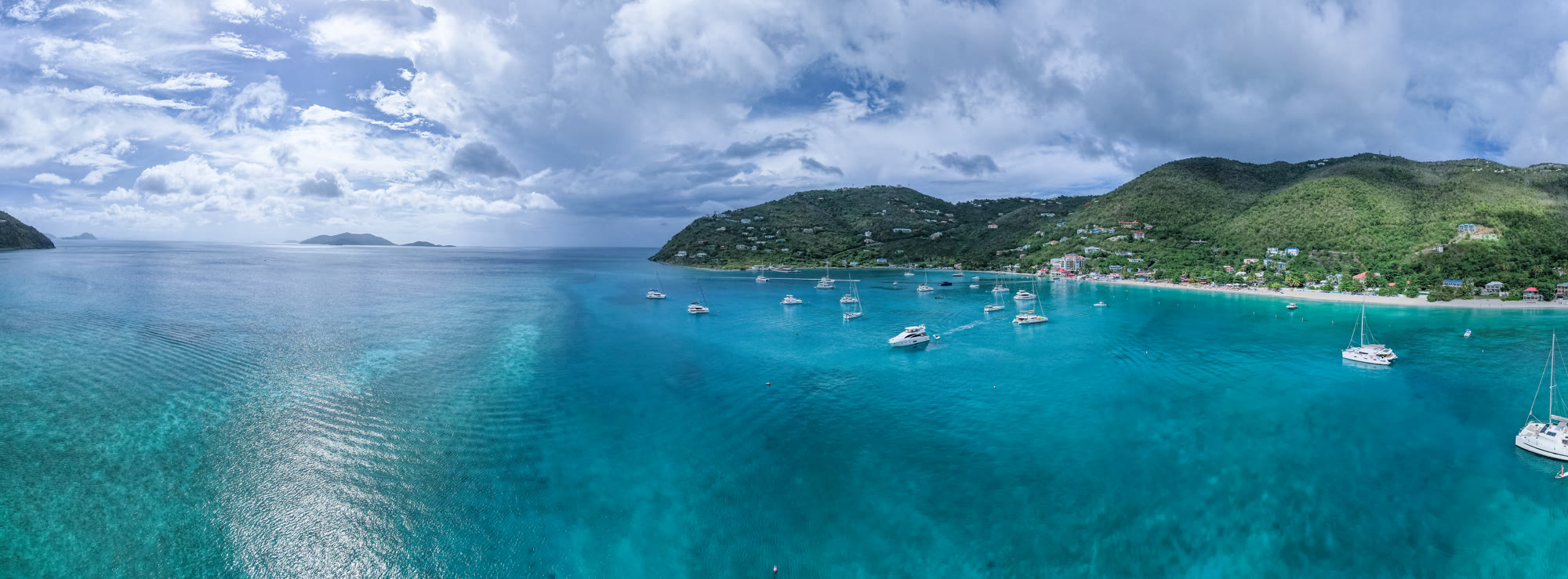 Cane Garden Bay, from above