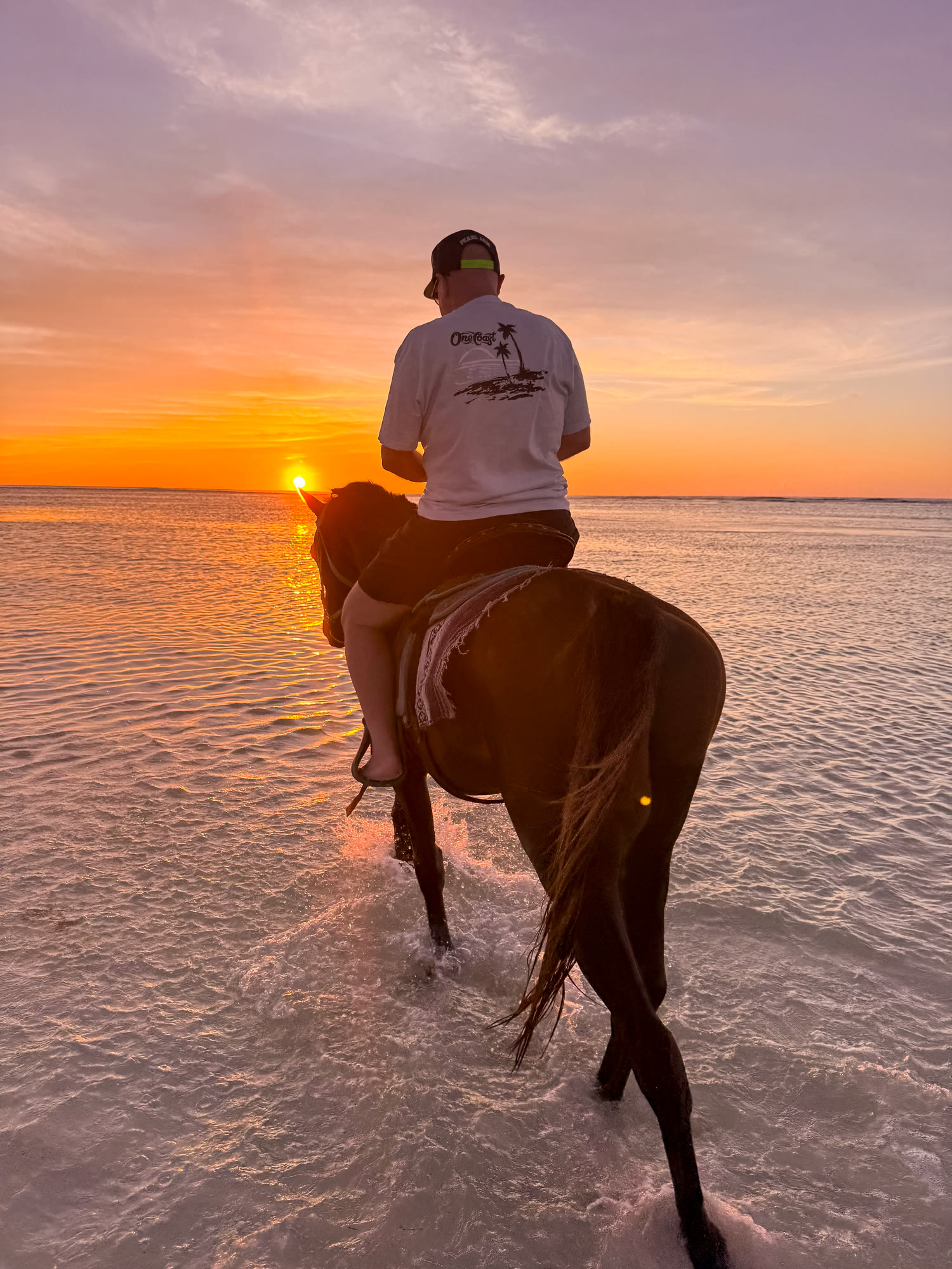 Horseback at sundown
