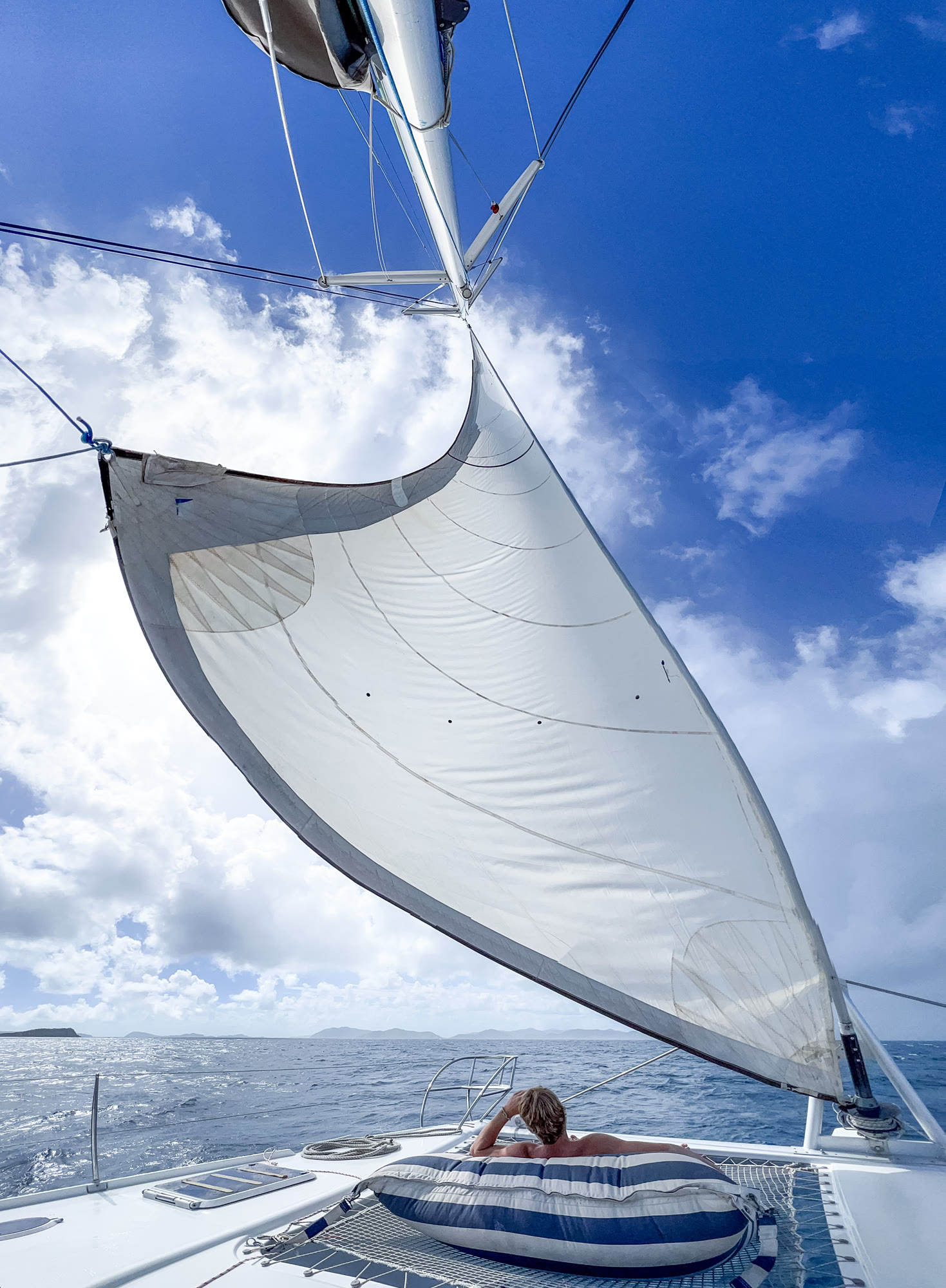 Under sail